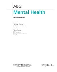 cover of the book ABC of mental health