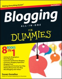 cover of the book Blogging All-in-One For Dummies