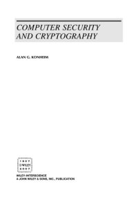 cover of the book Computer security and cryptography