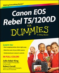 cover of the book Canon EOS Rebel T5/1200D For Dummies