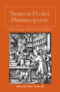 cover of the book Tarascon Pocket Pharmacopoeia 2020 Classic Shirt-Pocket Edition