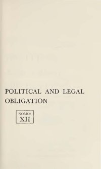 cover of the book Political and Legal Obligation