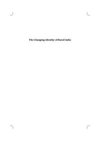 cover of the book The Changing Identity of Rural India: A Socio-historic Analysis