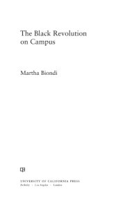 cover of the book The black revolution on campus