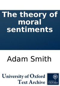 cover of the book The theory of moral sentiments