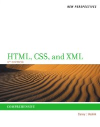 cover of the book New perspectives on HTML, CSS, and XML: comprehensive