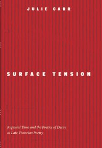 cover of the book Surface tension: ruptural time and the poetics of desire in late Victorian poetry