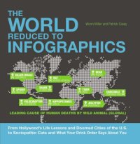 cover of the book The world reduced to infographics: from Hollywood's life lessons and doomed cities of the U.S. to sociopathic cats and what your drink order says about you