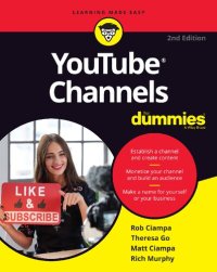 cover of the book Youtube channels for dummies