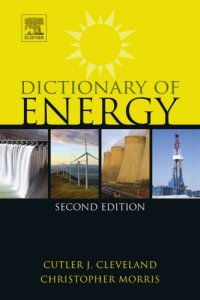 cover of the book Dictionary of energy