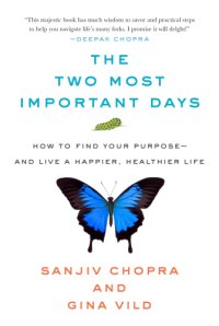 cover of the book TWO MOST IMPORTANT DAYS: a guide to unlock your purpose and experience lasting happiness