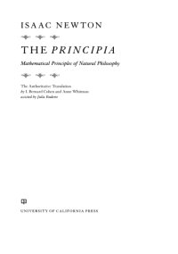 cover of the book The Principia: mathematical principles of natural philosophy