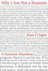 cover of the book Why I am not a feminist: a feminist manifesto