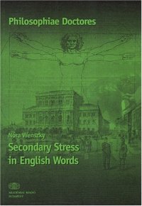 cover of the book Secondary Stress in English Words