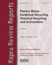 cover of the book Plastics Waste : Feestock Recycling, Chemical Recycling and Incineration