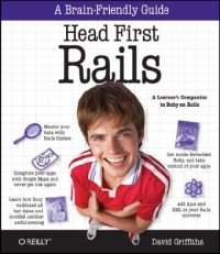 cover of the book Head First Rails: A Learner's Companion to Ruby on Rails