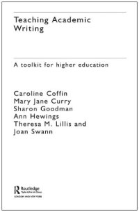 cover of the book Teaching Academic Writing: A Toolkit for Higher Education