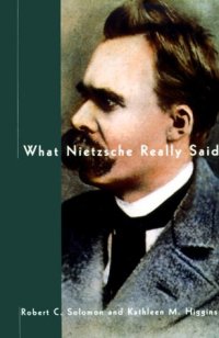 cover of the book What Nietzsche Really Said