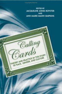 cover of the book Calling Cards: Theory and Practice in the Study of Race, Gender, and Culture