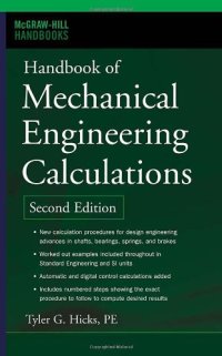 cover of the book Handbook of Mechanical Engineering Calculations, 