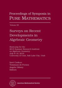 cover of the book Surveys on Recent Developments in Algebraic Geometry