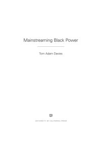 cover of the book Mainstreaming Black Power