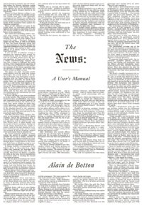 cover of the book The news: a user's manual