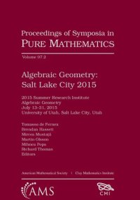 cover of the book Algebraic Geometry: Salt Lake City 2015