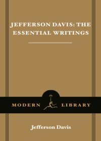 cover of the book Jefferson Davis: the essential writings