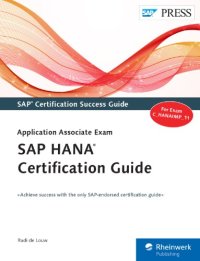 cover of the book SAP HANA certification guide: application associate exam