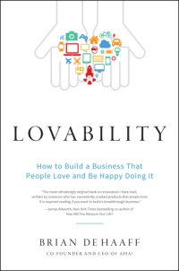 cover of the book Lovability: how to build a business that people love and be happy doing it