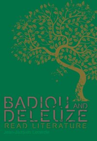 cover of the book Badiou and Deleuze Read Literature