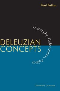 cover of the book Deleuzian Concepts: Philosophy, Colonization, Politics