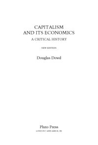 cover of the book Capitalism and its economics a critical history