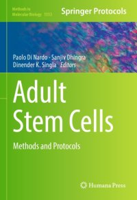 cover of the book Adult stem cells: methods and protocols