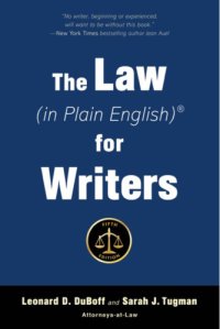 cover of the book The Law (in Plain English) for Writers