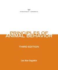 cover of the book Principles of animal behavior