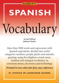 cover of the book Spanish vocabulary