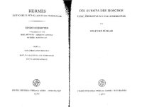 cover of the book Die Europa des Moschos: Text, Übersetzung und Kommentar