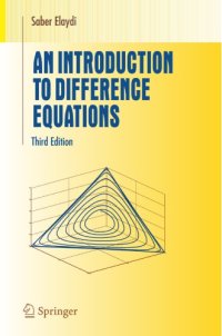 cover of the book An introduction to difference equations