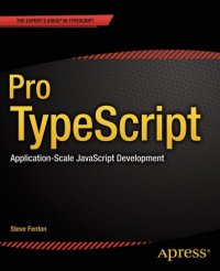 cover of the book Pro TypeScript: application-scale JavaScript development