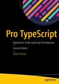 cover of the book Pro TypeScript: application-scale javascript development