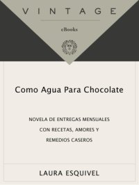 cover of the book Como agua para chocolate