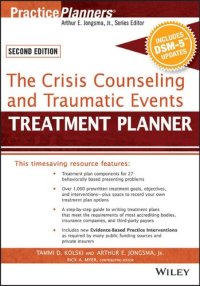 cover of the book The Crisis Counseling and Traumatic Events Treatment Planner, with DSM-5 Updates, 2nd Edition