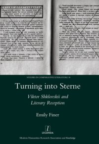 cover of the book Turning into Sterne: Viktor Shklovskii and Literary Reception