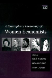 cover of the book A biographical dictionary of women economists