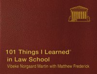 cover of the book 101 Things I Learned in Law School