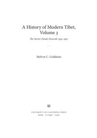 cover of the book A History of Modern Tibet, Volume 3