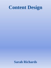 cover of the book Content Design