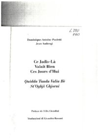 cover of the book Quiddu Tandu Valia Bè St'Oghji Ghjorni